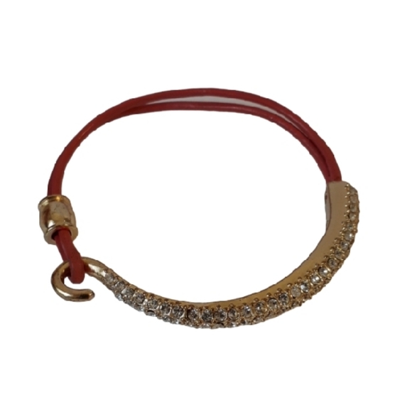 2/$25 Orange/gold bracelet - Picture 2 of 3